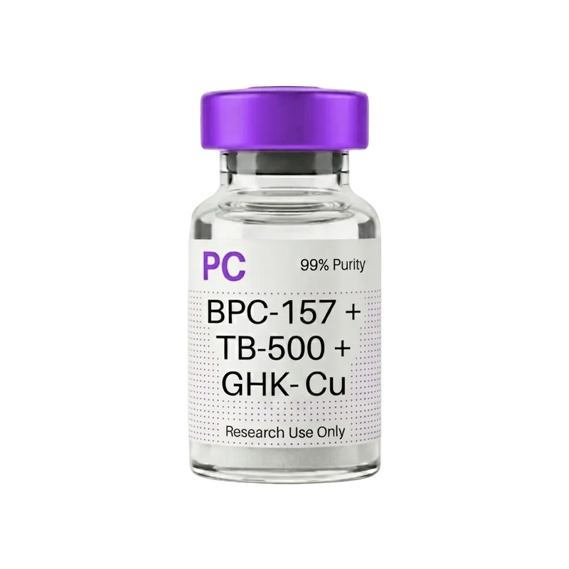 BPC-157 + TB-500 + GHK-Cu